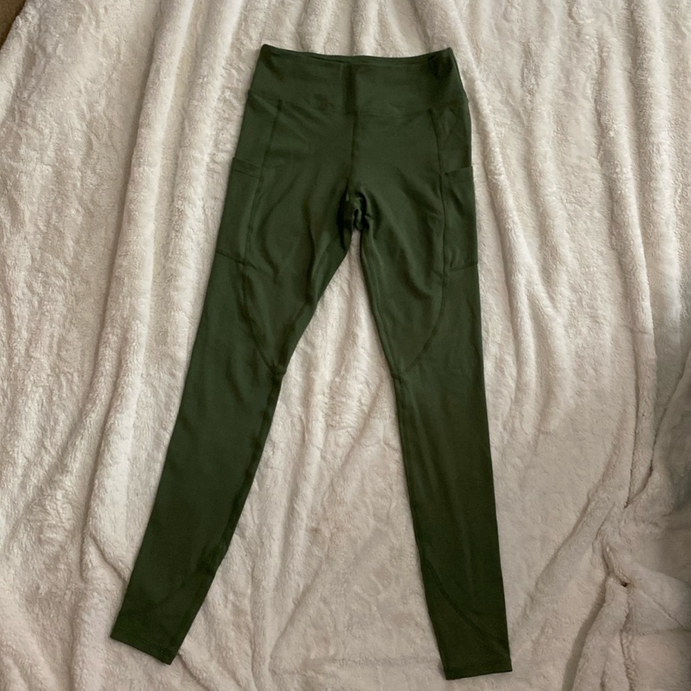 Curves N Combatboots Army Green leggings Medium with Pockets